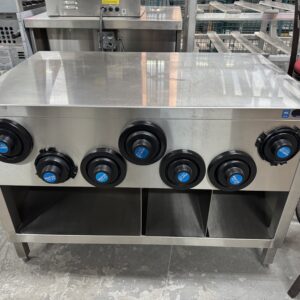 Second Hand Amtekco S/S Table with Cup Holders