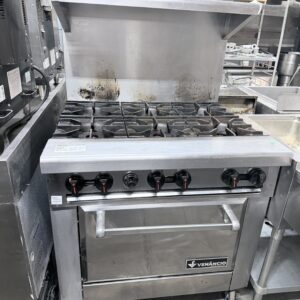 Second Hand Venancio R36ST-36B_NAT 36 Inch Gas Range with 6 Burners